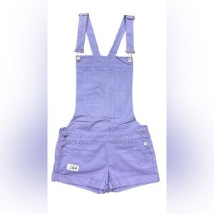 Fiorucci Lavender Salopette Open Back Shortalls